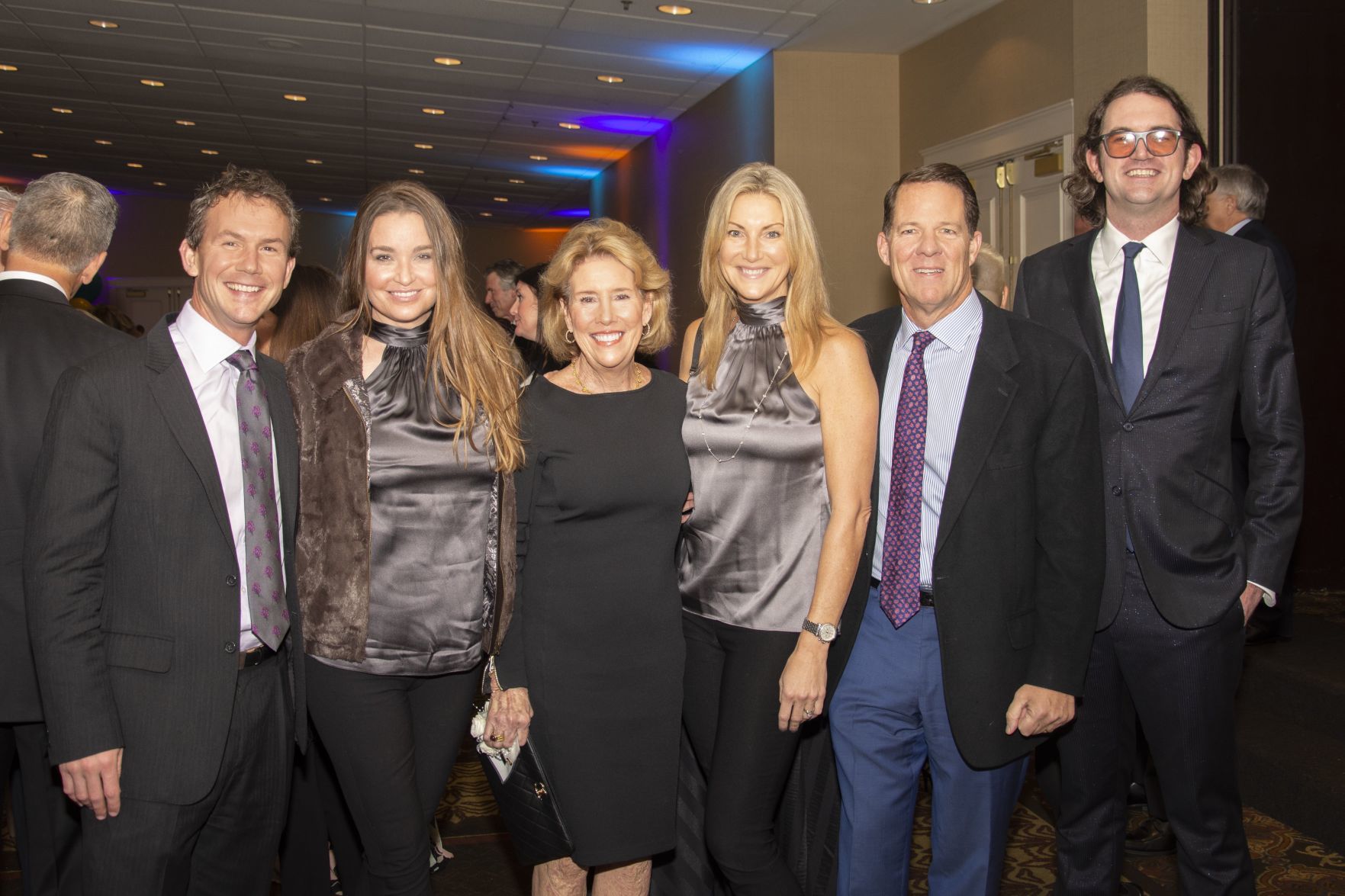 Ward and Lauren Brown, Maggie Holtman, Mimi and Dave Schmid, Andrew Bradburg